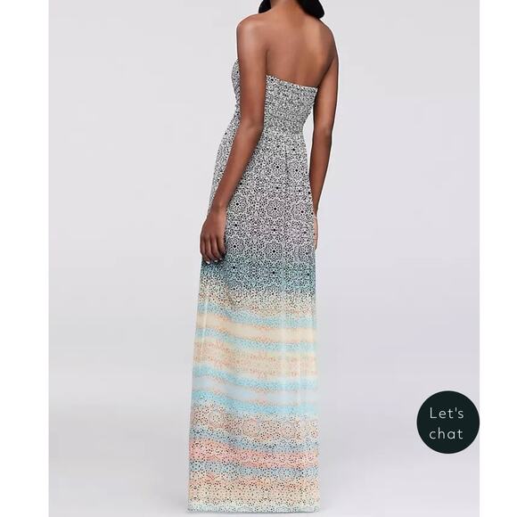 Jessica Simpson Chiffon Strapless Maxi Dress - Picture 2 of 8